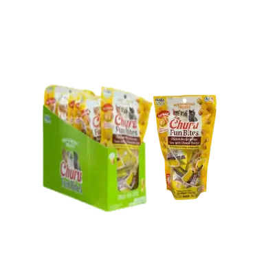Inaba Churu Fun Bites - Chicken & Tuna with Cheese (6pcs+1gift)