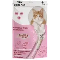 Royal Plus Liquid Snacks – Salmon & Shrimp 5x15g