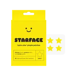 Hydro-Star Pimple Patches 32 Yellow Hydrocolloid Star Patches _ STARFACE