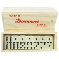 STAR DOMINO SET OF 28 WHOODEN PACKAGE