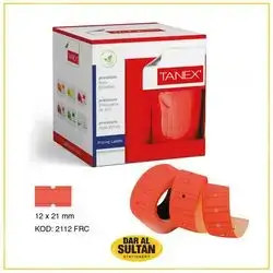 TANEX price Label roll (24 roll) orange
