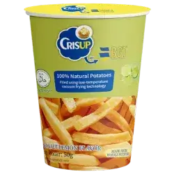 CrisUp Sea Salt & Lemon Flavored Potato Sticks 50g