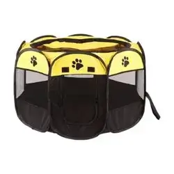 Pet Playpen - Yellow 100cm
