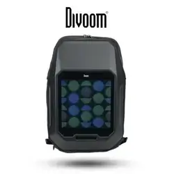Divoom Pixoo Cyberbag Pixel Art Backpack (Black)