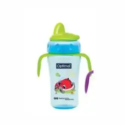 P.p silicone spout cup with handle