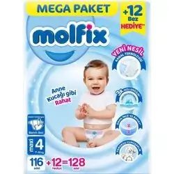Molfix :4 (7-14KG) 128 PCS