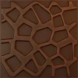 3D Wall Panels Black Wood D067