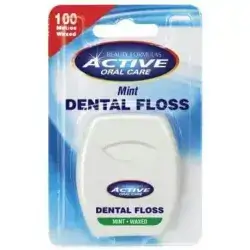 Beauty Formulas Active Dental Floss Mint Waxed 100m