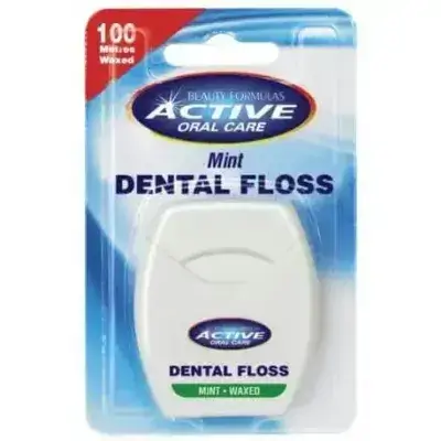 Beauty Formulas Active Dental Floss Mint Waxed 100m