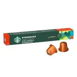 Starbucks® by Nespresso Colombia Capsules – Intensity 7 – 10 Capsules