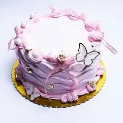 Butterfly Birthday Cake - 7 - 8 Person