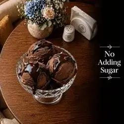 Italian Chocolate Ice Cream (No Added Sugar)