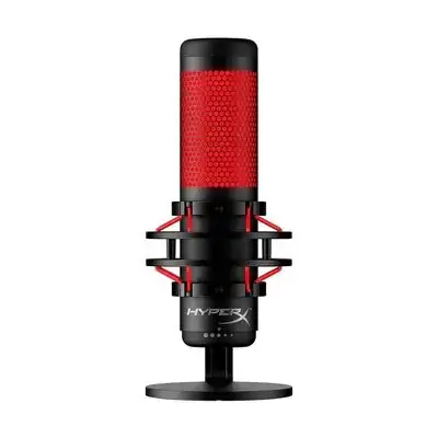 HyperX QuadCast S USB Condenser RGB Microphone – Black (Open Box)