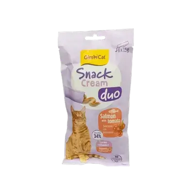GimCat - Creamy Salmon with Tomato 6x15g