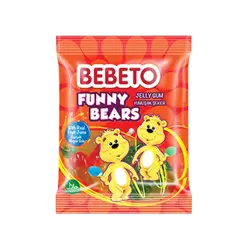 Bebeto Jelly Gum Funny Bears 70g