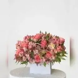 Pink Round Flower Arrangement