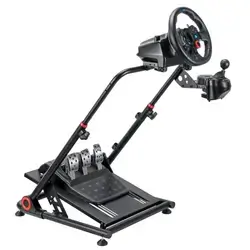 GamerTek Victory Foldable Racing Cockpit – Black