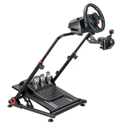 GamerTek Victory Foldable Racing Cockpit – Black