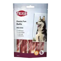 Trixie Denta fun Duck Chewing Rolls 80g 31371