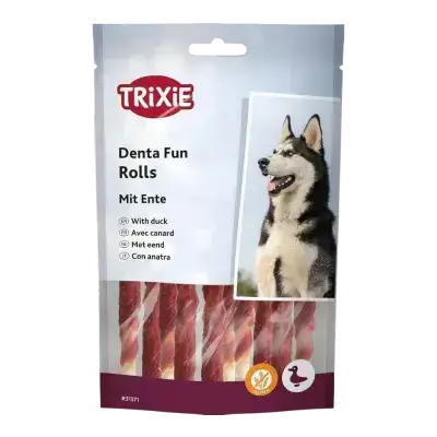 Trixie لفائف مضغ بنكهة البط 80g