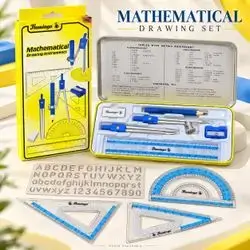 Flamingo Mathematical Drawing Set – 8 Pcs