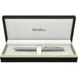 Scri̇kss 93 Fountain Pens - Ballpoint Pens Two Set Titanium