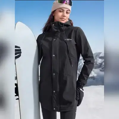 In My Nature Women's Windproof Hooded Outdoor Sports Jacket - Large