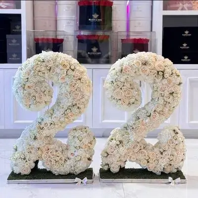 Flower Number Design