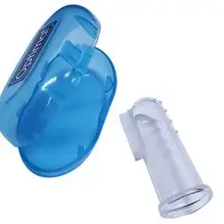 Optimal - Baby Silicone Toothbrush - Blue