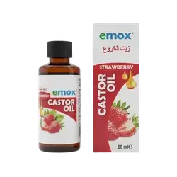 Castor Oil STRAWBERRY Flavour 50ml _ emox