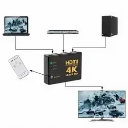 Generic Hdmi switch 3 port 4k 2k switcher splitter box ultra hd for dvd hdtv xbox/