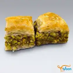 Double-Stuffed Pistachio (2 Pieces) Baklava