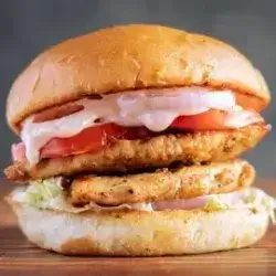 Grilled Chicken Cheese Burger