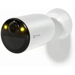 EZVIZ Wireless Outdoor Rechargeable WiFi Camera, 4 Month Battery Life, Human Detection, Customizable Voice Alerts, Two-Way Talk, Color Night Vision, Weatherproof, Compatible with Alexa, CB3