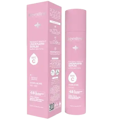 Radiant Bright Underarm Serum Unifies Skin Tone Jouri Rose Fast Dry 150ml _ Beesline