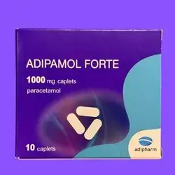 ADIPAMOL FORTE 1000mg 10 caplets (adipharm)(paracetamol)