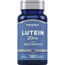 piping rock vision shield lutein 20 mg with zeaxanthin (180 softgels)