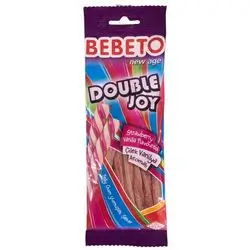 BEBETO DOUBLE JOY Strawberry Vanilla Flavoured 75g