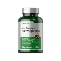 Max Strength Ashwagandha 120capsules (Horbaach)
