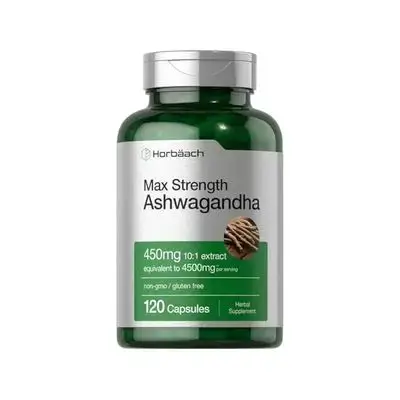 Max Strength Ashwagandha 120capsules (Horbaach)