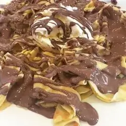Banana Fettuccine Crepe