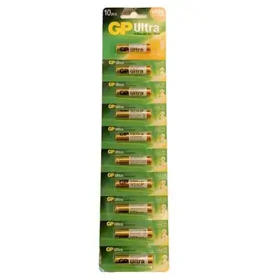 Gp Ultra Alkalıne Lr03 AAA Battery X10