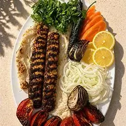2 Chicken Kebab Skewers Meal