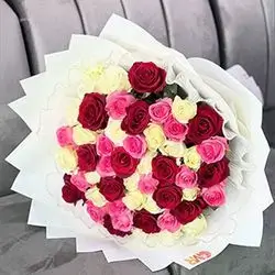 60 Mixed Roses Bouquet