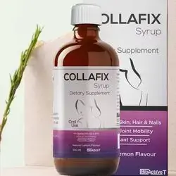 Collafix syrup dietarey supplement oral use 500ml nutral lemon flavour (bio active)