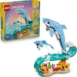 31385 Creator 3 in1 Sea Animals: Beautiful Dolphins LEGO®