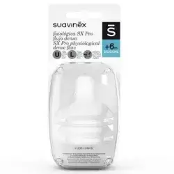 2-Pack Physiological Nipple Shields SX Pro Silicone Dense Flow +6 months.