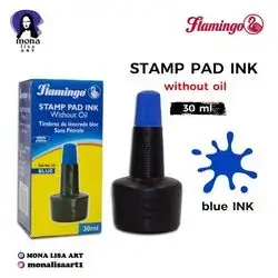 Stamp Pad Ink Blue 30ml-flamingo