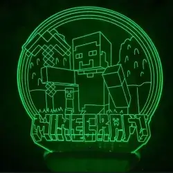 3d Led Light Minecraft 3d86