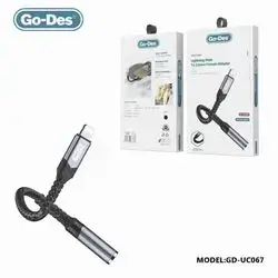 Go-Des Audio Lightning Male To 3.5mm Female Adapter